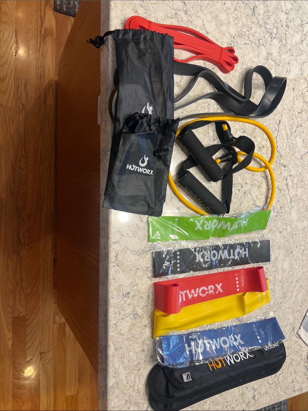 HOTWORX bag and accessories. - Picture 2 of 9